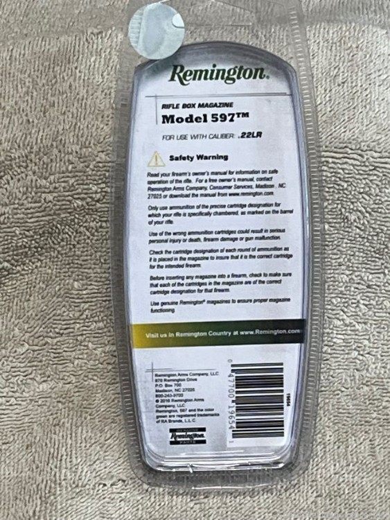 Remington 597 Factory 10 round 22 LR  magazine-img-1