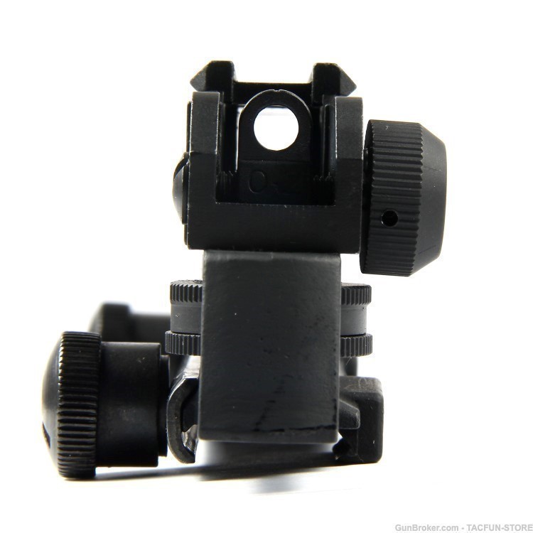 AR15 Carry Handle w/ Rear Sight + 20mm Top Rail See Through Scope Mount-img-2