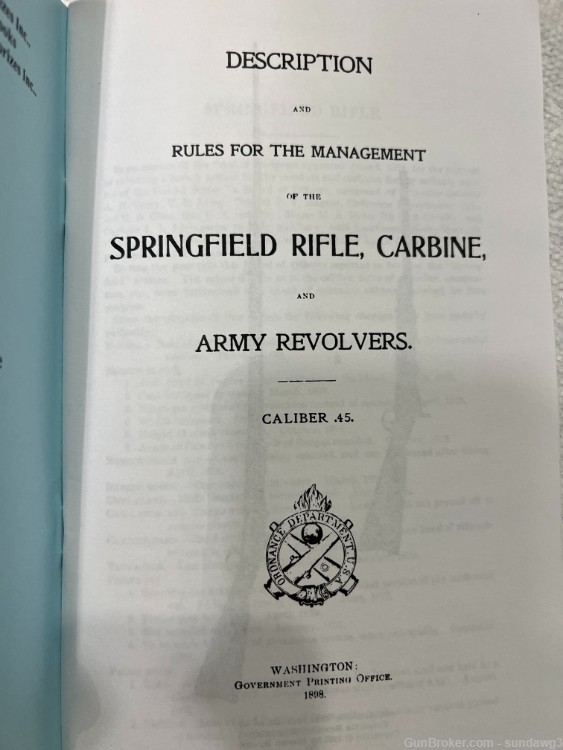 Springfield rifle carbine and Army revolver handbook-img-1