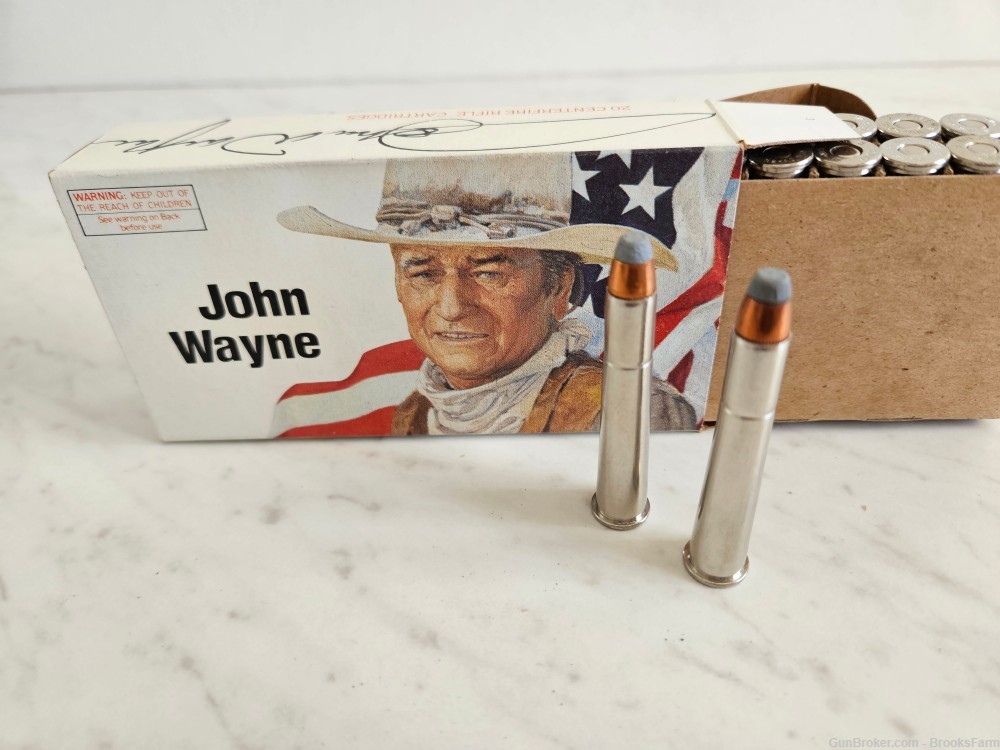 Vintage John Wayne Winchester 32-40 Collector Ammo 20 Rounds-img-1