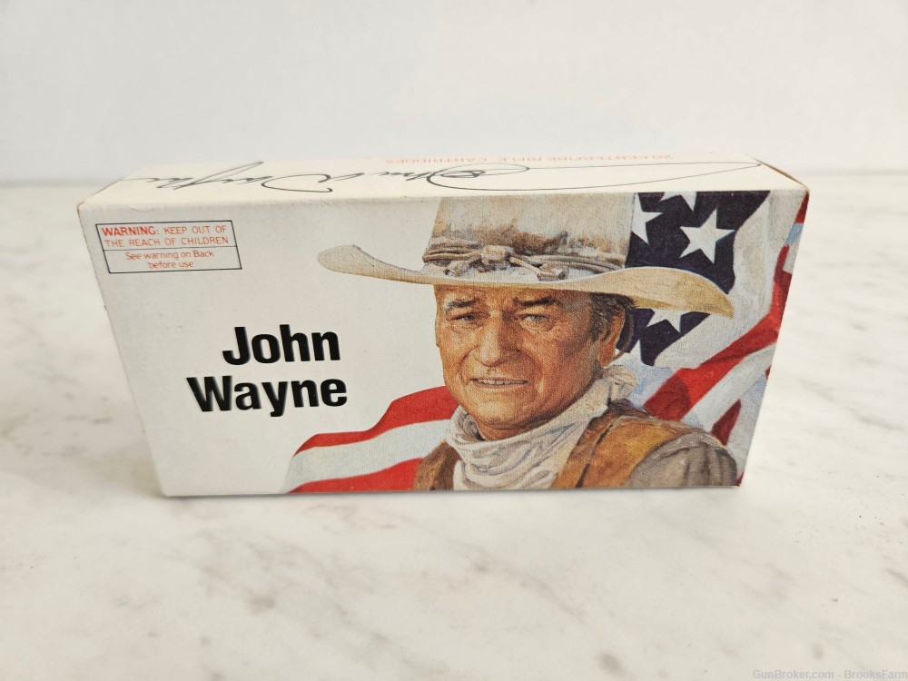 Vintage John Wayne Winchester 32-40 Collector Ammo 20 Rounds-img-0