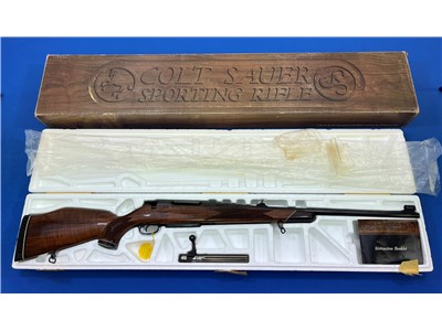 NIB Rare Colt Sauer Bolt Action Sporting Rifle, 375 H&H Magnum, West German