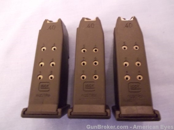 [3] Glock 27 Magazines 9rd 40sw Factory-img-1