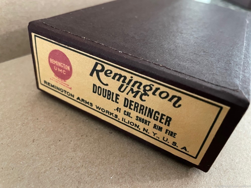 Remington Caliber 41 Rimfire Derringers BOX made between 1898 and 1935-img-0