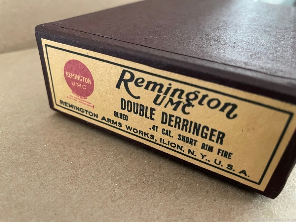 Remington Caliber 41 Rimfire Derringers BOX made between 1898 and 1935-img-2