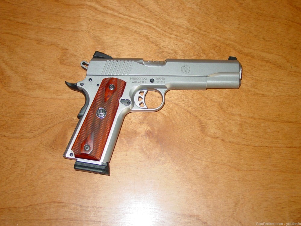 Ruger SR1911 45 Acp 5 Inch Low-Glare Stainless Special Pricing Available-img-1