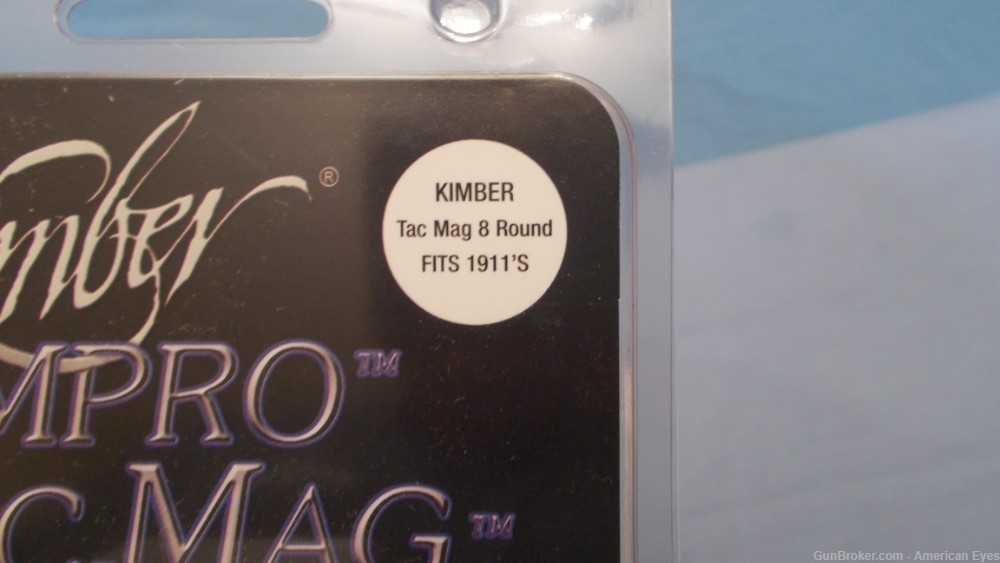 [2] Kimber Kimpro 1911 Tac MAGS  8rd 45acp SS #1100721 NOS-img-20