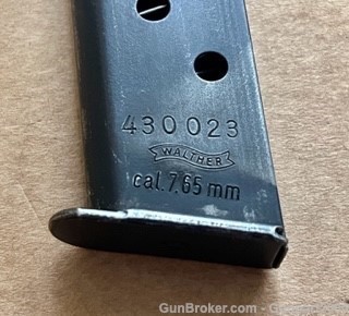 Walther Post War PP 7.65 cal. Police Issue magazine.-img-4