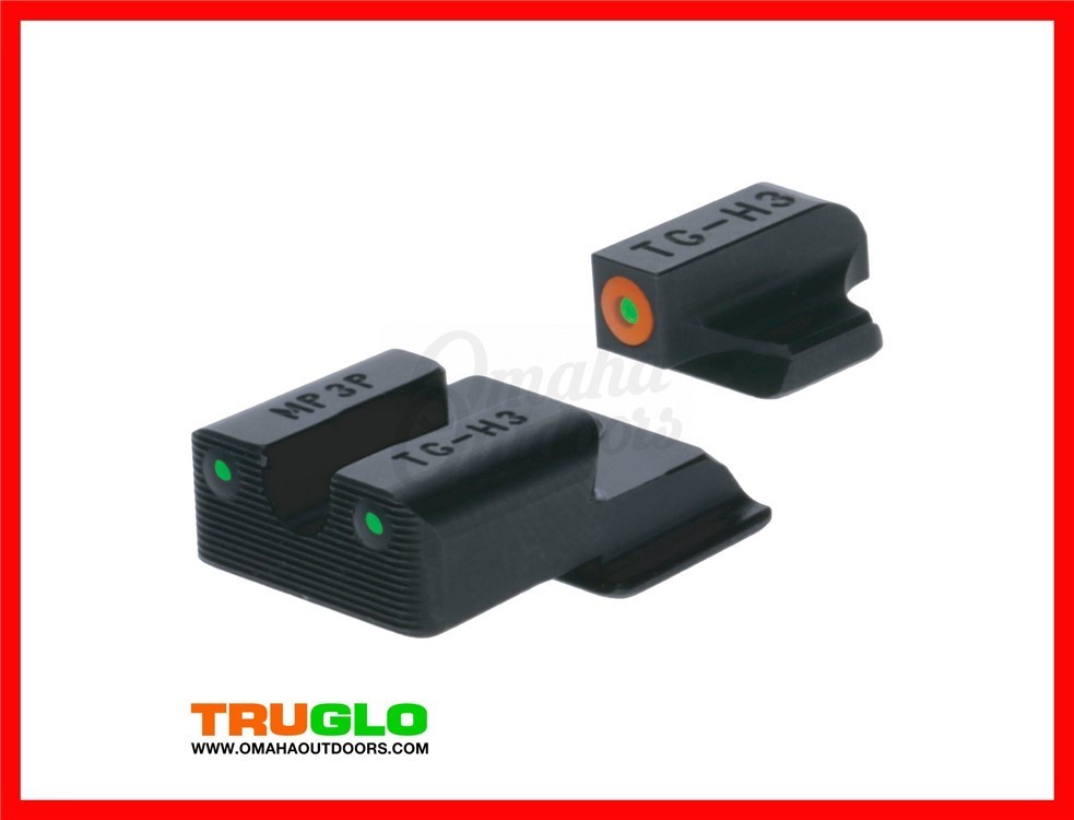 TRUGLO Tritium Pro M&P Shield Front Orange Outline TG231MP4C-img-0