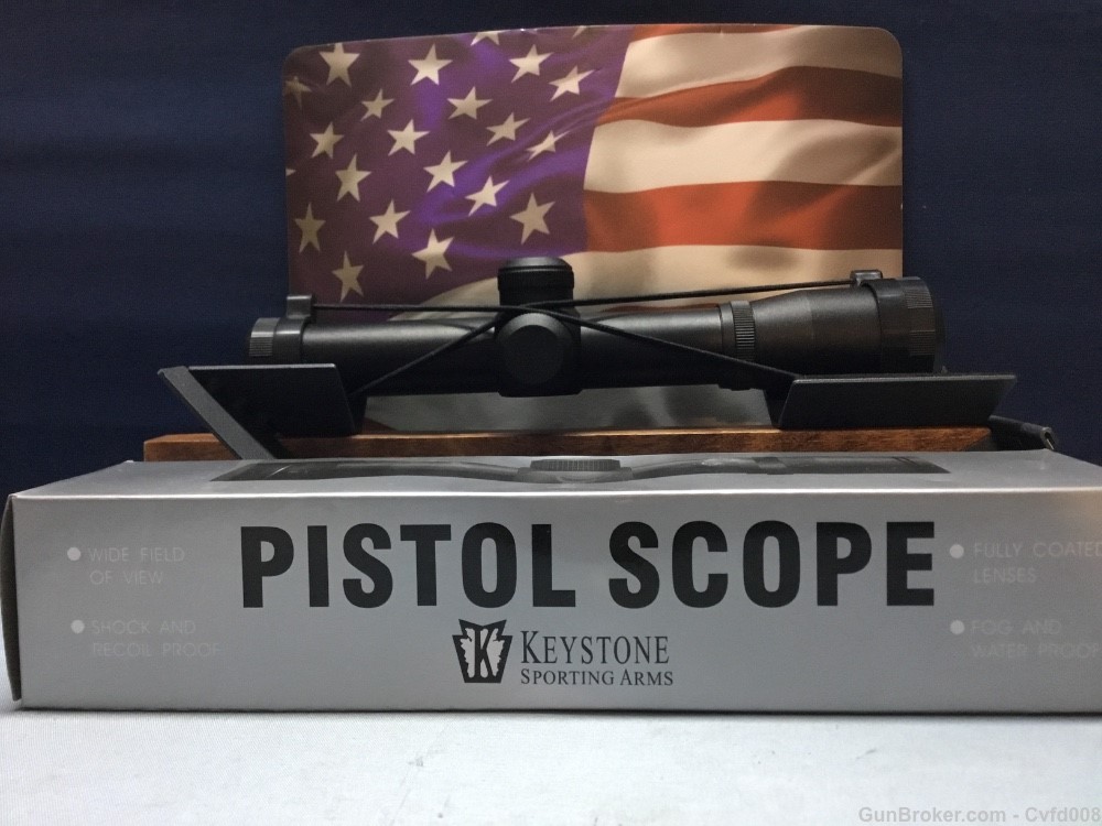 KSA 2x20 Pistol Scope NIB - W/Lens Covers - Penny Start No Reserve -img-0