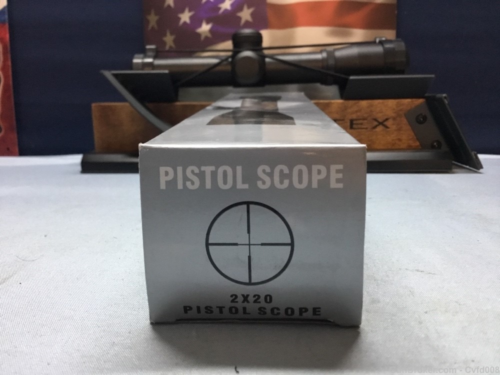 KSA 2x20 Pistol Scope NIB - W/Lens Covers - Penny Start No Reserve -img-1