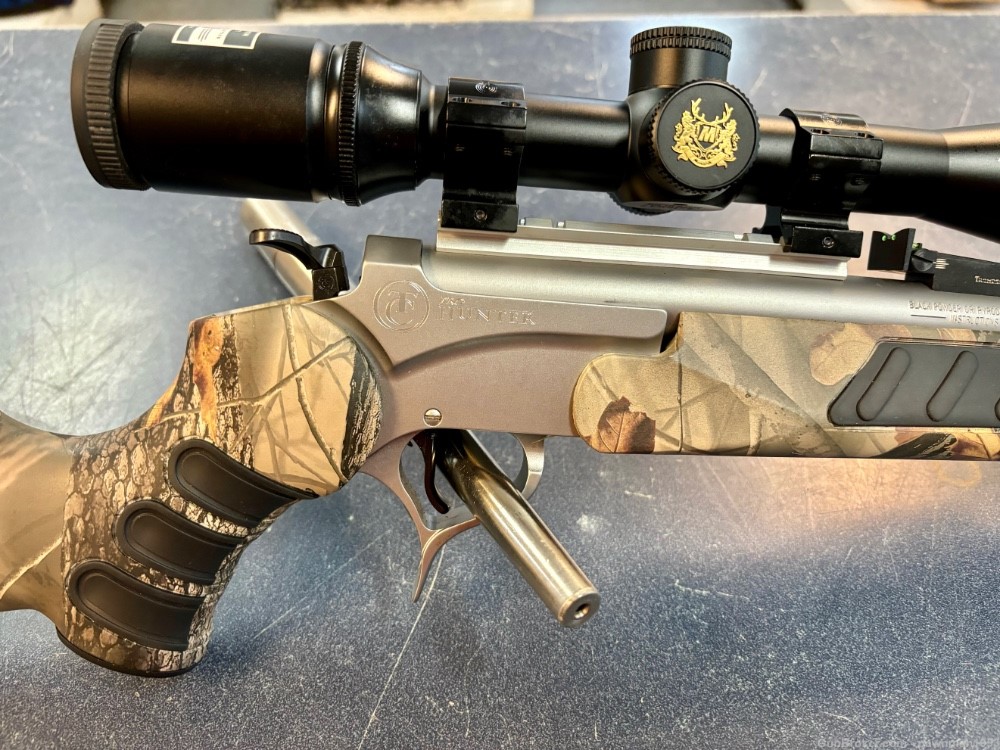 Thompson Center Encore Pro Hunter Stainless Steel Camo 50 caliber Rifle-img-6