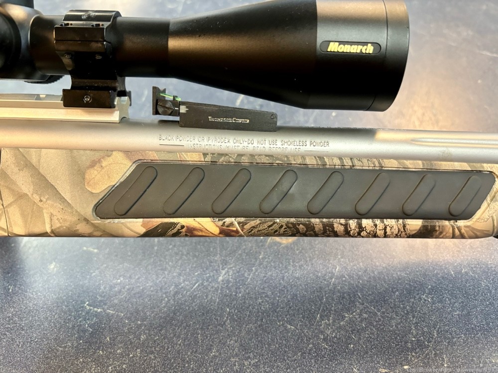 Thompson Center Encore Pro Hunter Stainless Steel Camo 50 caliber Rifle-img-7