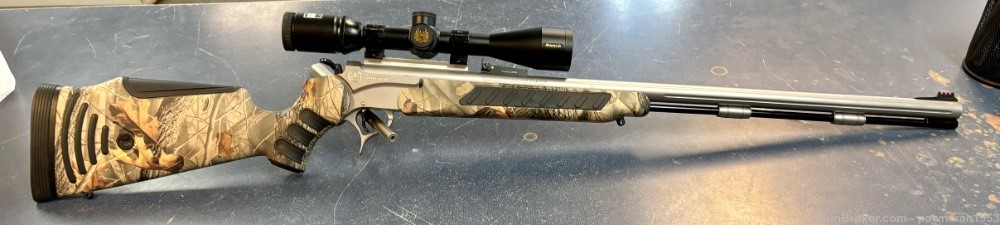 Thompson Center Encore Pro Hunter Stainless Steel Camo 50 caliber Rifle-img-4