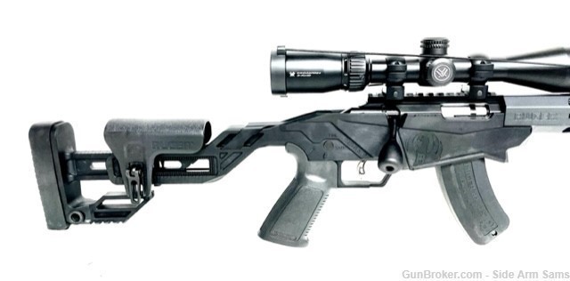 RUGER PRS 22 WRMF & RUGER Silent-SR Suppressed Rifle Pkg. w/Vortex Optics-img-11