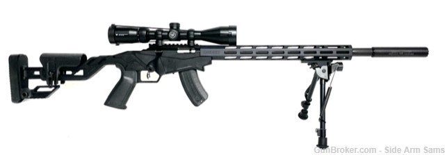 RUGER PRS 22 WRMF & RUGER Silent-SR Suppressed Rifle Pkg. w/Vortex Optics-img-1