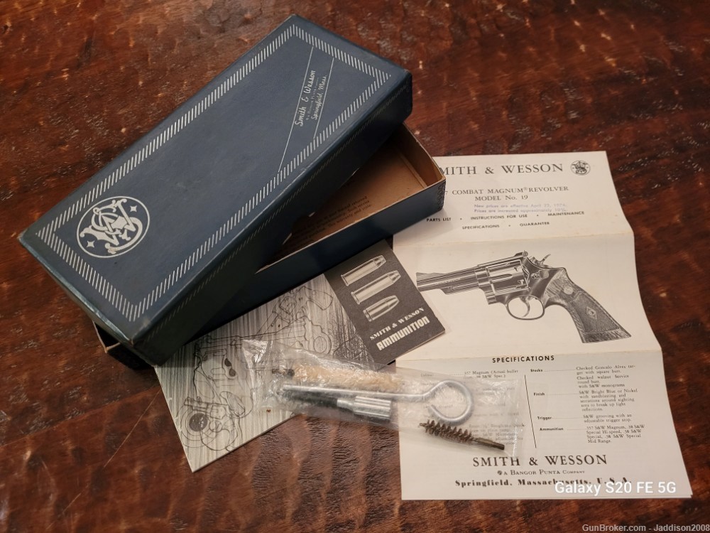 Desired Smith and Wesson 66 No Dash 357 Combat Magnum Beautiful-img-26