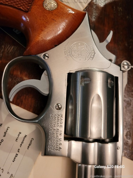 Desired Smith and Wesson 66 No Dash 357 Combat Magnum Beautiful-img-9