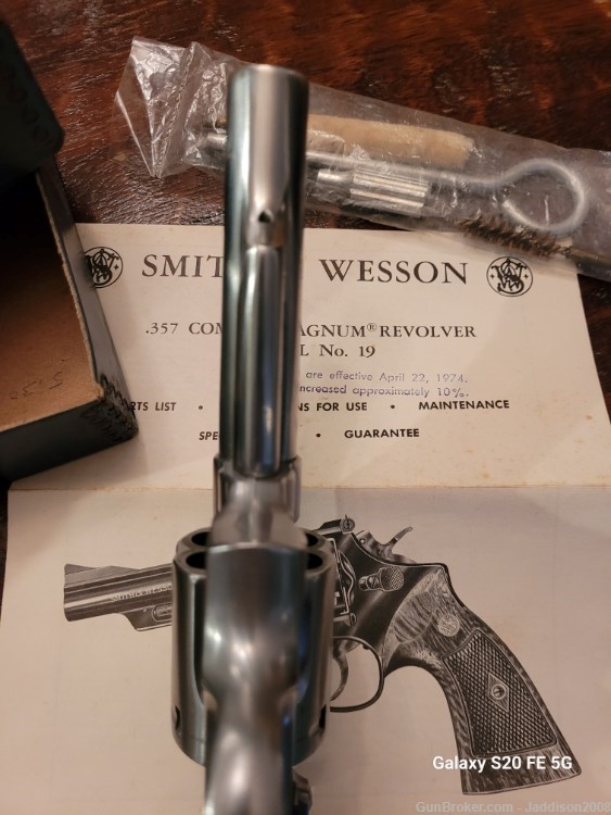 Desired Smith and Wesson 66 No Dash 357 Combat Magnum Beautiful-img-17