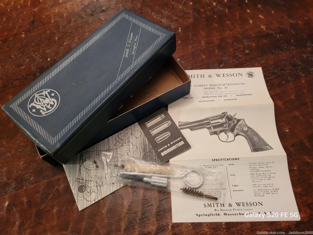 Desired Smith and Wesson 66 No Dash 357 Combat Magnum Beautiful-img-25