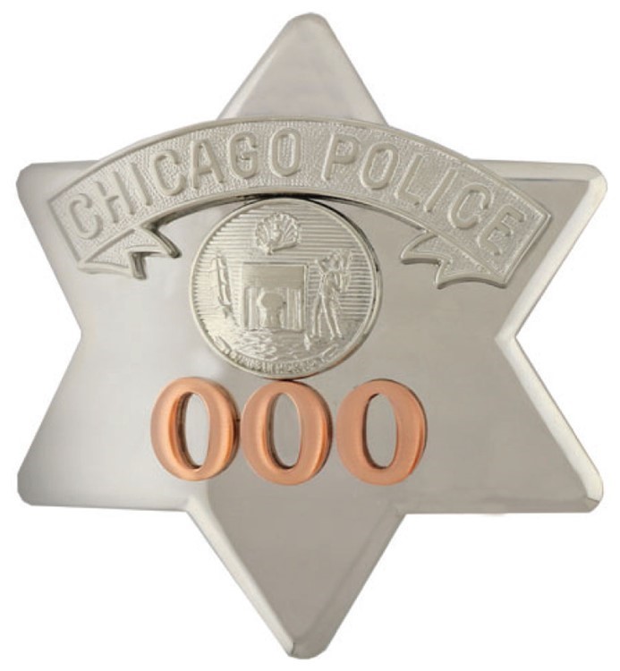 Badge Chicago Police Pie Plate circa pre1955 CUSTOM ORDER-img-0