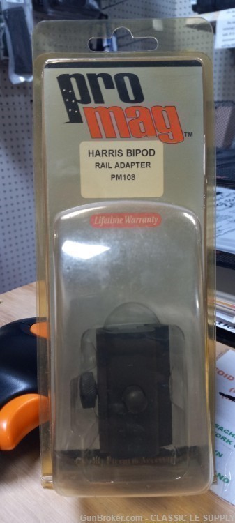 ProMag Harris Bipod Adapter Pro Mag Sling Swivel Stud to Picatinny Rail-img-0