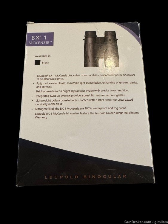 Leupold McKenzie BX-1 binoculars w/box & papers -img-7
