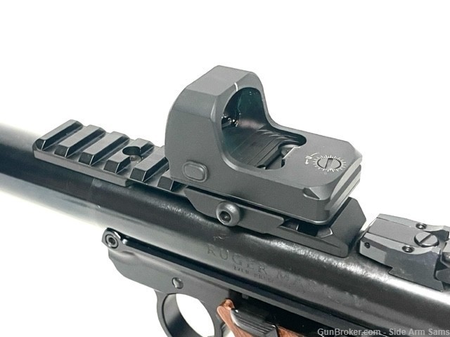 NIB Ruger MK IV “Target” Suppressed Pistol, Wood Grips, Optics & Sub-Ammo-img-5