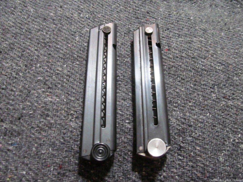 2-MODERN MADE LUGER PISTOL MAGAZINES FOR 9mm AND .30 LUGER CALIBER-img-0