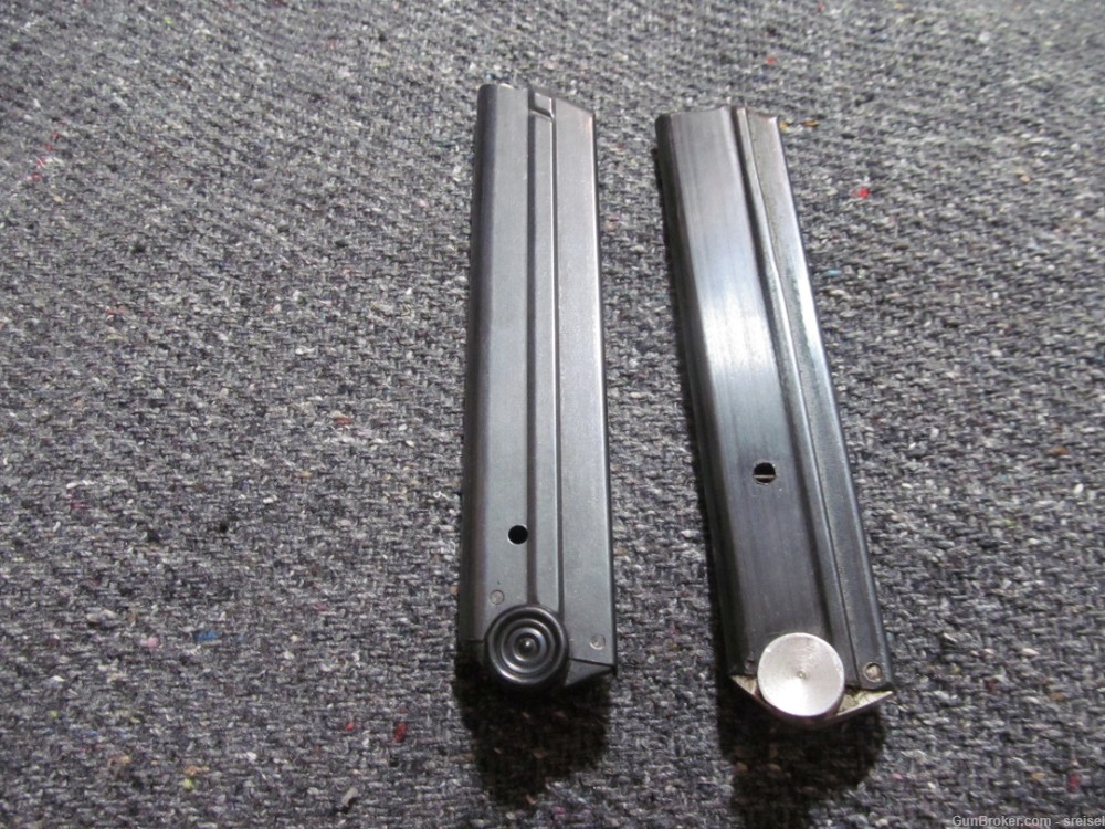 2-MODERN MADE LUGER PISTOL MAGAZINES FOR 9mm AND .30 LUGER CALIBER-img-1