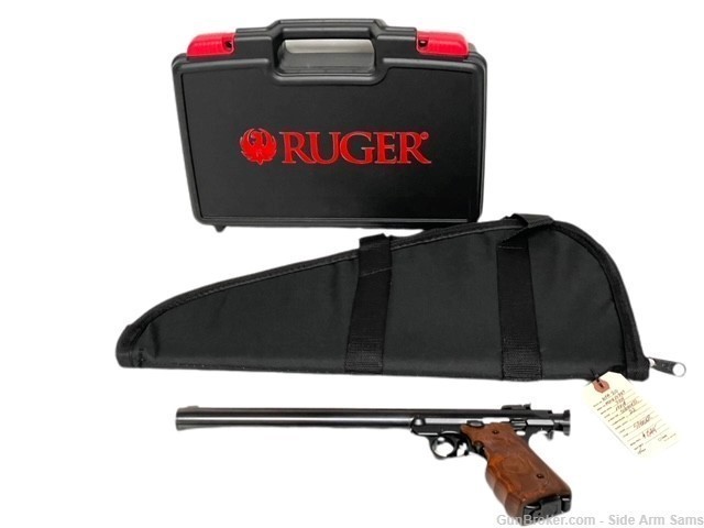 Ruger MK IV “Target Model” Integrally Suppressed Pistol w/Wood Grips & Ammo-img-6