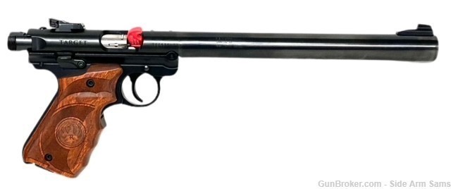 Ruger MK IV “Target Model” Integrally Suppressed Pistol w/Wood Grips & Ammo-img-1