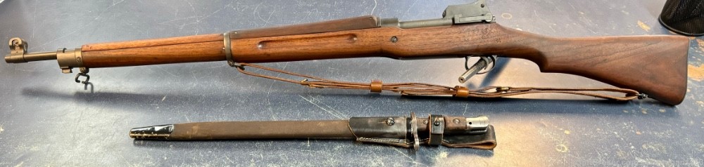 Remington US Model 1917 30-06 With Remington Bayonet and Scabbard Born 1918-img-0