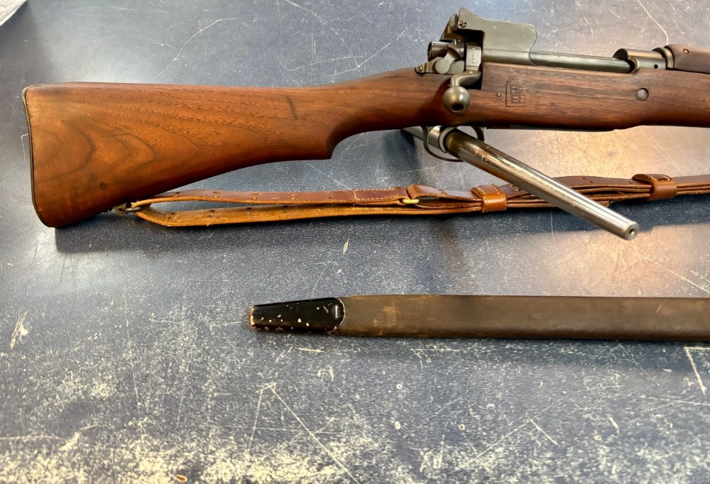 Remington US Model 1917 30-06 With Remington Bayonet and Scabbard Born 1918-img-7