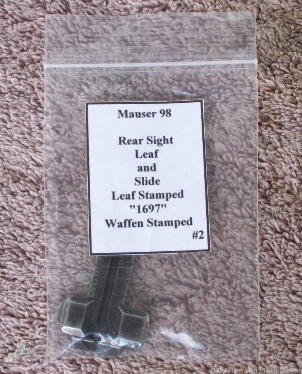 Mauser 98 Rear Sight Ladder and Slide   #2-img-0