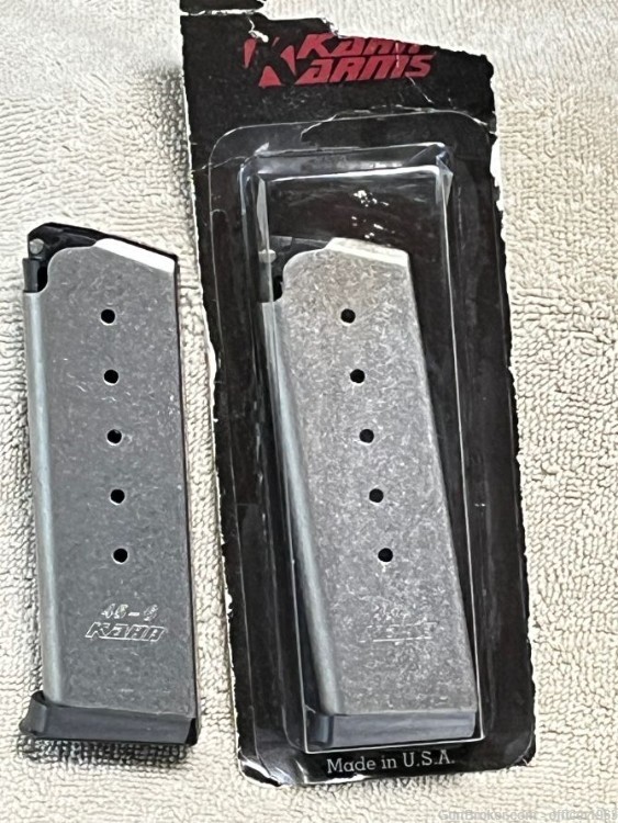 Lot of 2 Kahr Arms 45-6 factory 45acp magazines-img-0