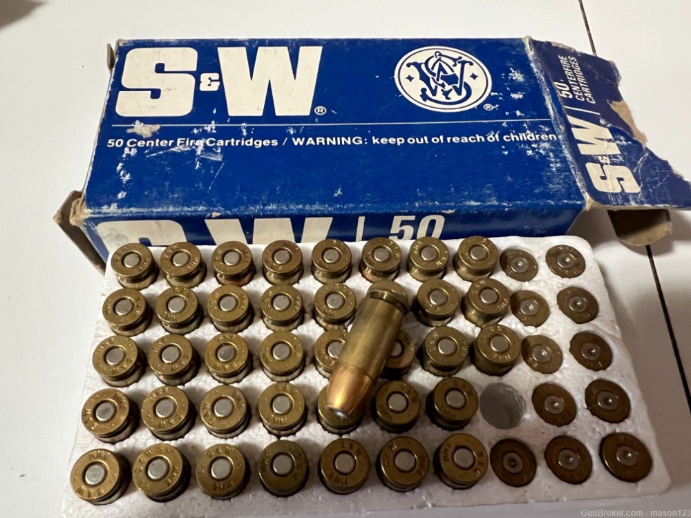 9 MM SMITH AND WESSON BLUE BOX 115 GR HOLOW POINTS-img-1