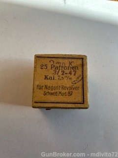 7.5mm for m/1887 Swedish Nagant 25rd box-img-0
