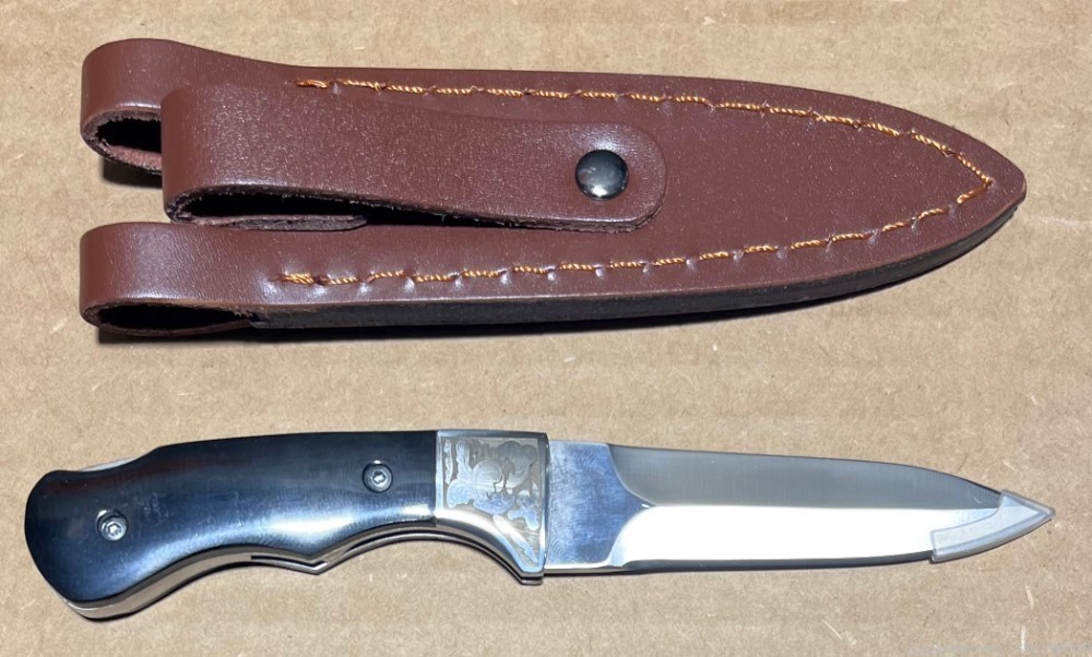 Cobratec Black Bone Push Dagger Adjustable Folding Knife 3" Blade NIB-img-2