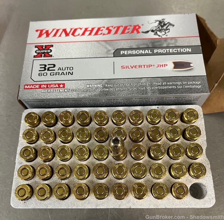 Brand New Winchester Silvertip 32 Auto 50 Rounds-img-0