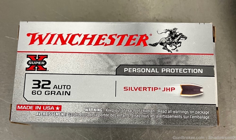 Brand New Winchester Silvertip 32 Auto 50 Rounds-img-1