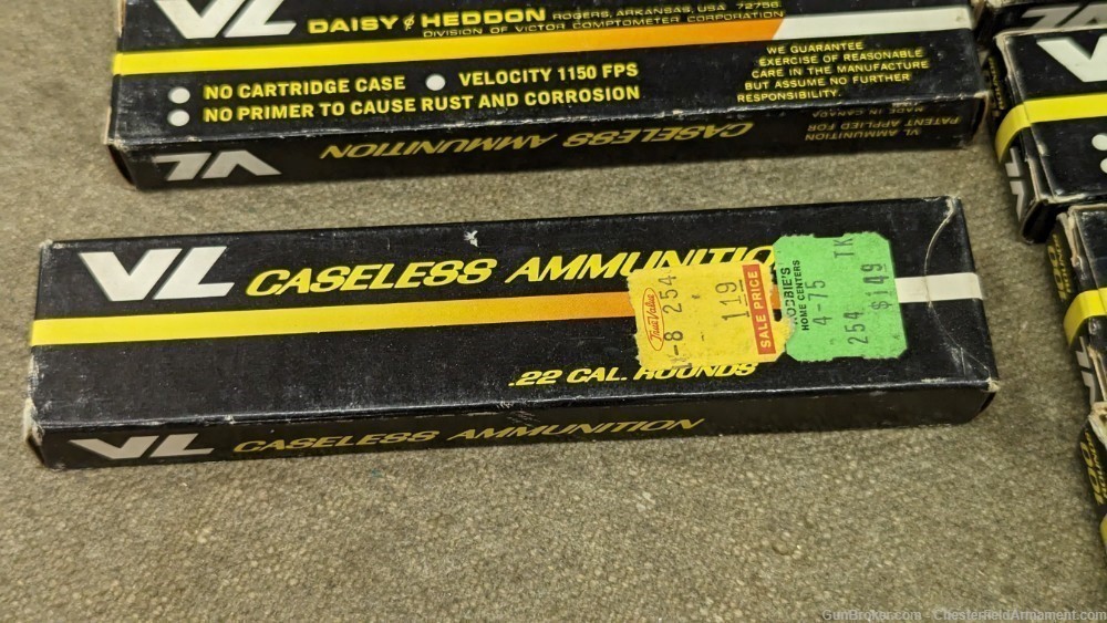 Daisy Heddon VL22 ammo box of 100 rounds-img-0