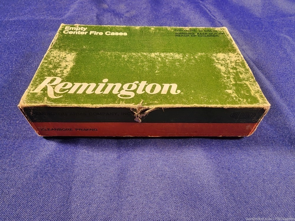 8 mm REMINGTON MAG - 20 Unprimed Cases - NOS Brass-img-1