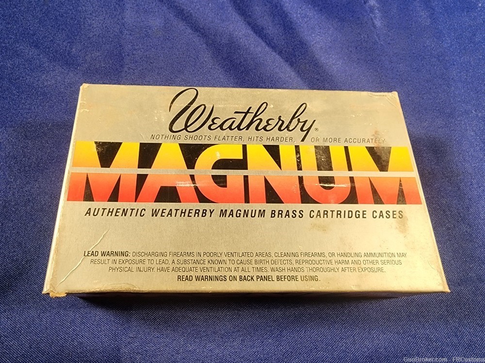 .30-.378 WEATHERBY MAG - 20 Unprimed Cartridges - NOS-img-0