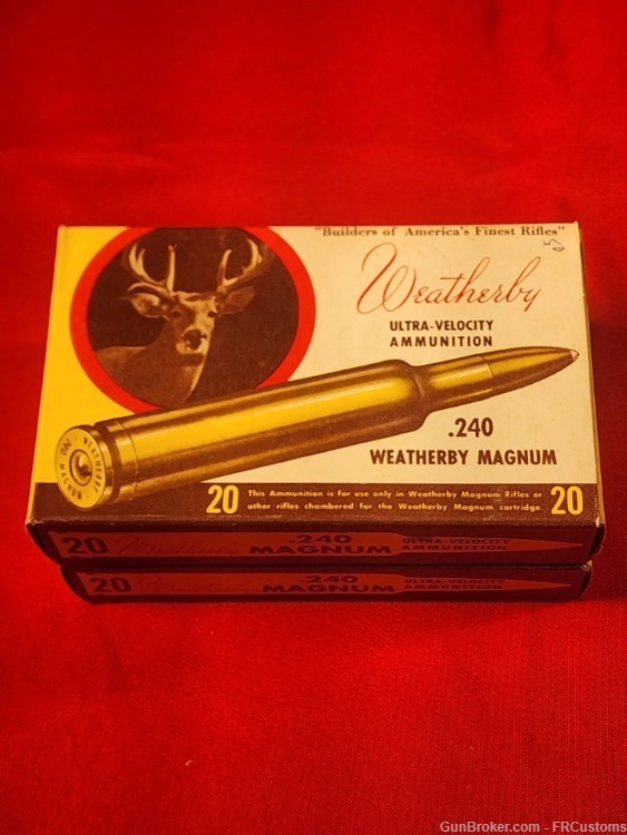 NORMA - .240 Weatherby Magnum - NOS - 2 BOXES-img-0