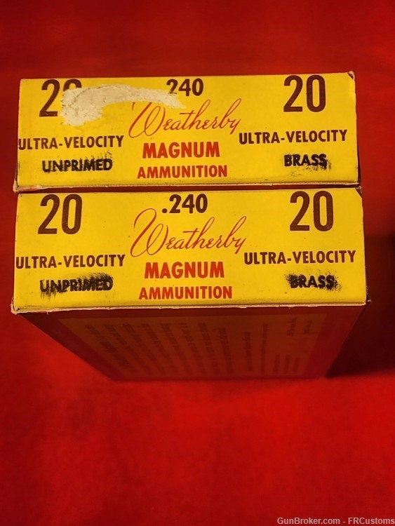 NORMA - .240 Weatherby Magnum - NOS - 2 BOXES-img-1