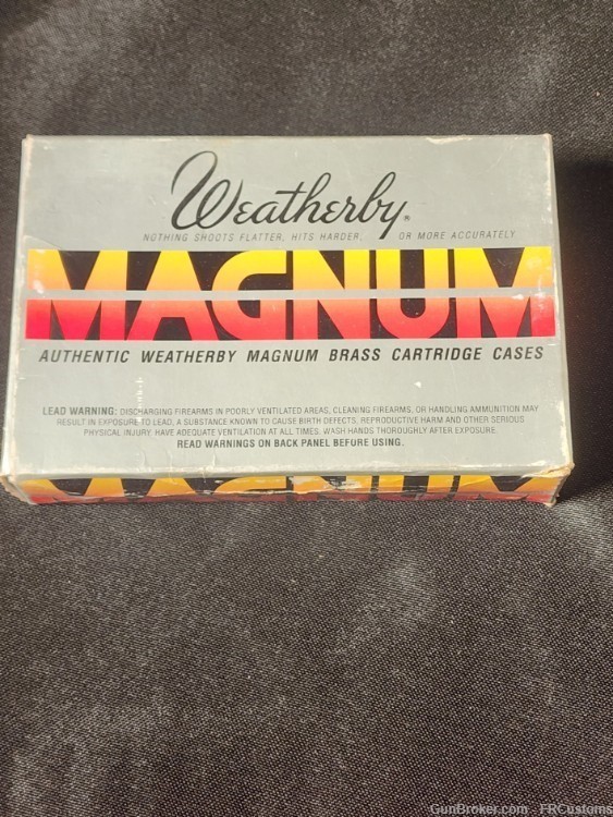 WEATHERBY - .240 Weatherby Magnum -  Unprimed Brass - Vintage Box-img-0