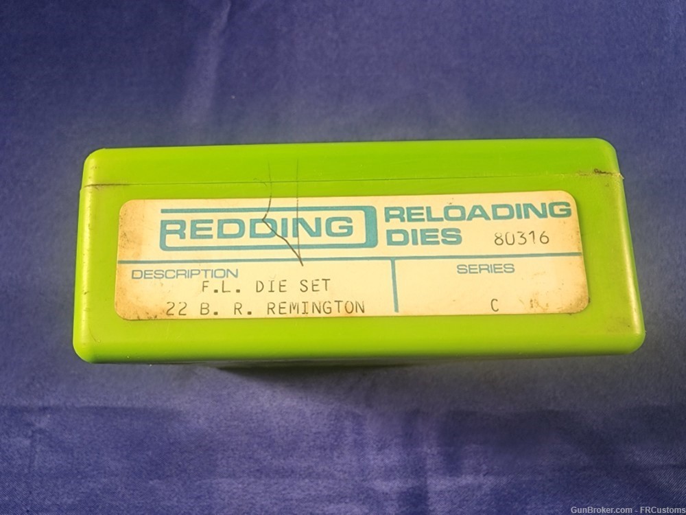 REDDING  -  2 Die Set -  22 B.R. REMINGTON -img-1