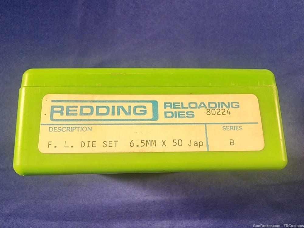 REDDING  -  2 Die Set -  6.5 mm x 50 JAP-img-1