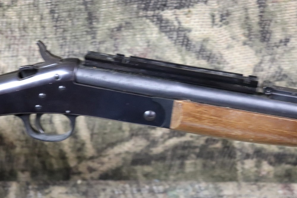 New England Handi Rifle 45-70 Govt 22" threaded penny start-img-3